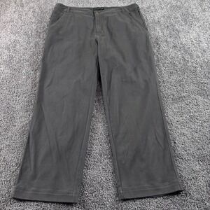 SCOTTEVEST Pants Mens 40x32 Gray Flex Cargo 10 Pocket Tec Relaxed Travel